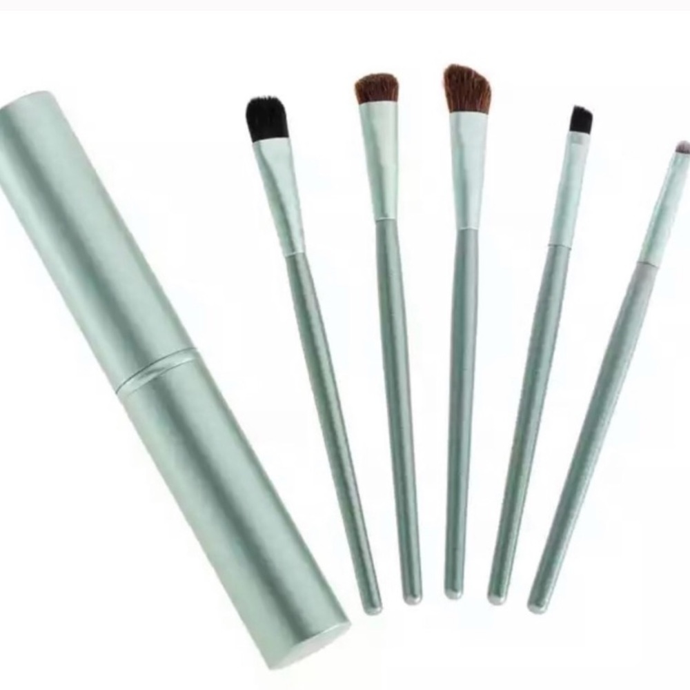 Brand new green eye makeup brush set